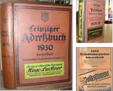 Adressbcher de Antiquariat Carl Wegner